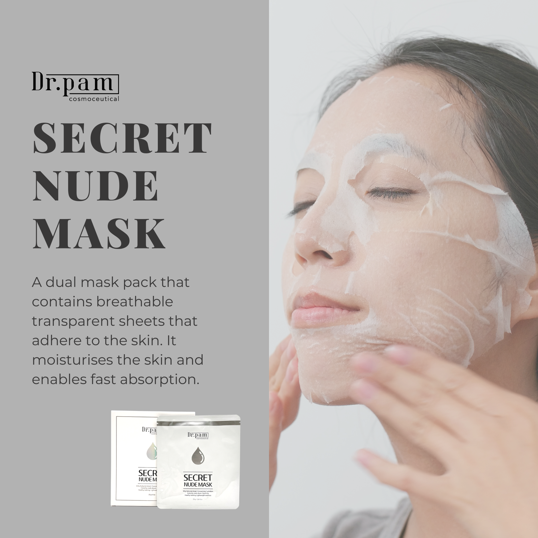 Dr.Pam Secret Nude Mask (5pcs/box)