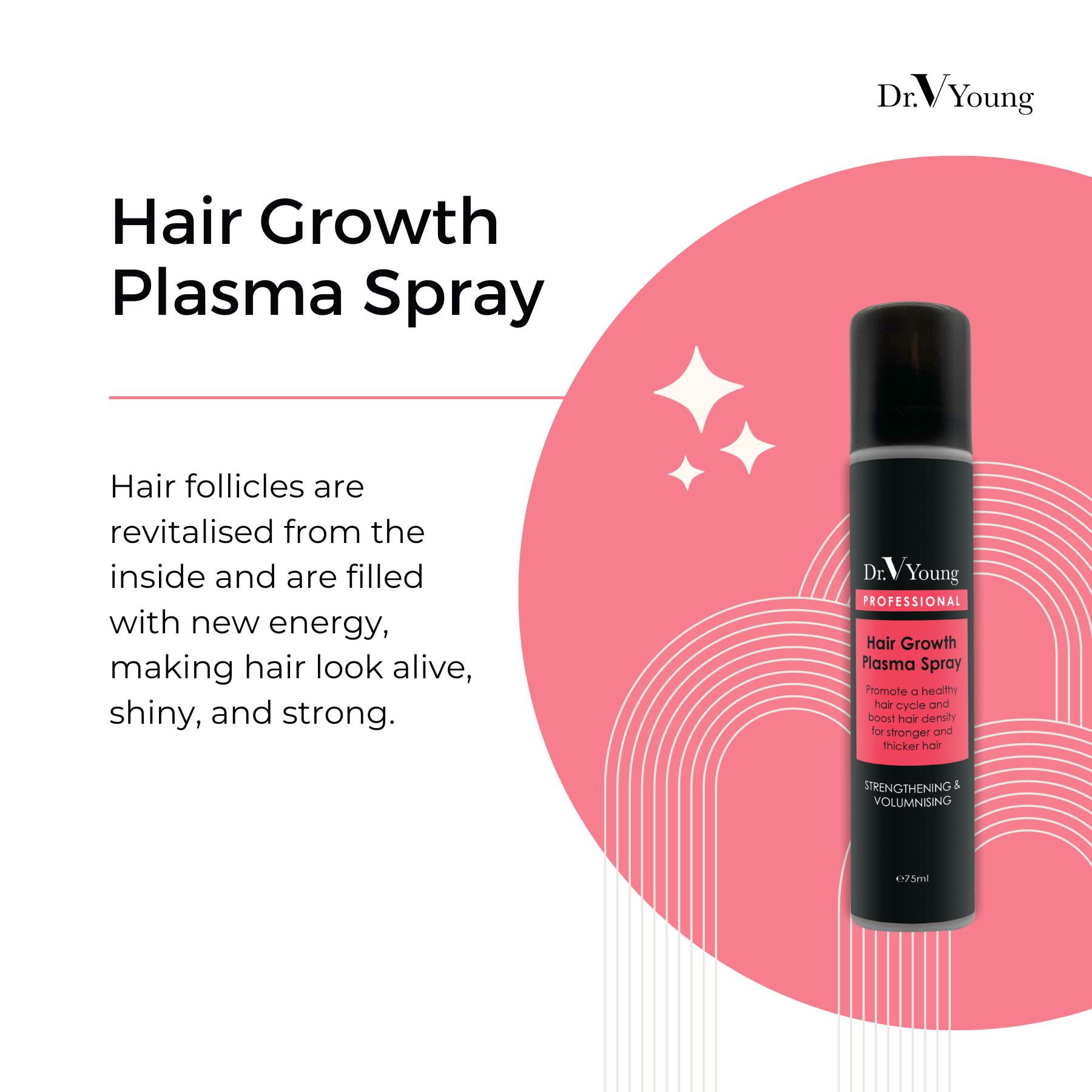 Dr. V Young Plasma Spray (Hair) 75ml MDVY30 (Preorder)