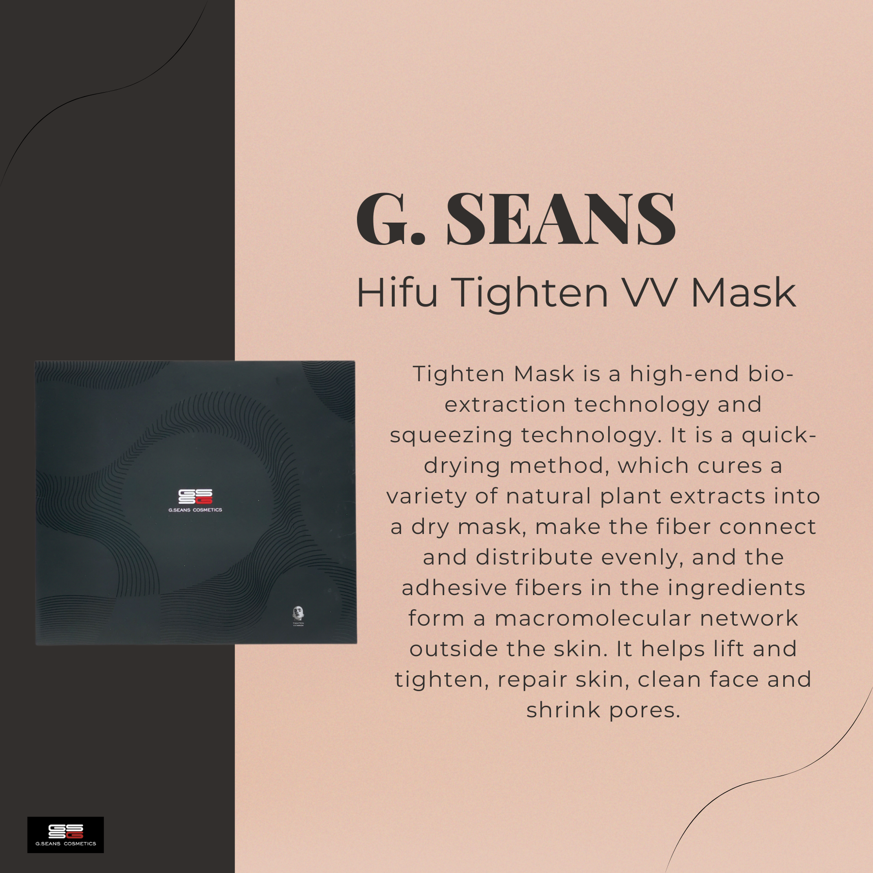 G.SEANS Hifu Tighten VV Mask 时空紧致面膜 (5pcs/box)