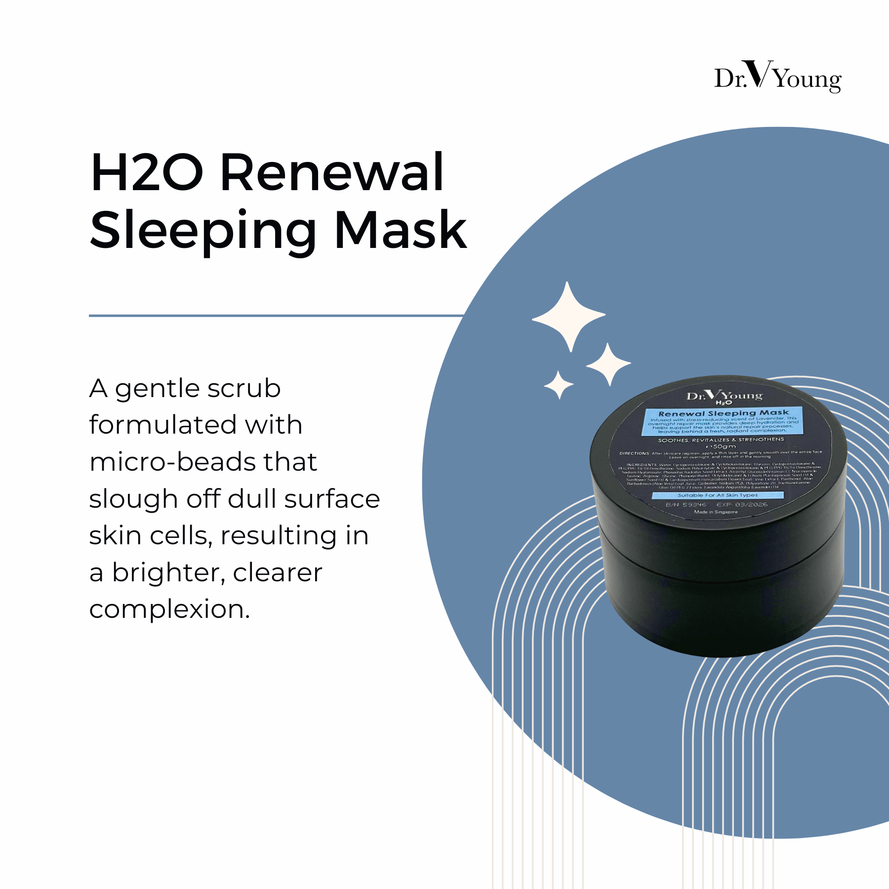 Dr. V Young H2O Renewal Sleeping Mask 50g MDVY26 (Preorder)