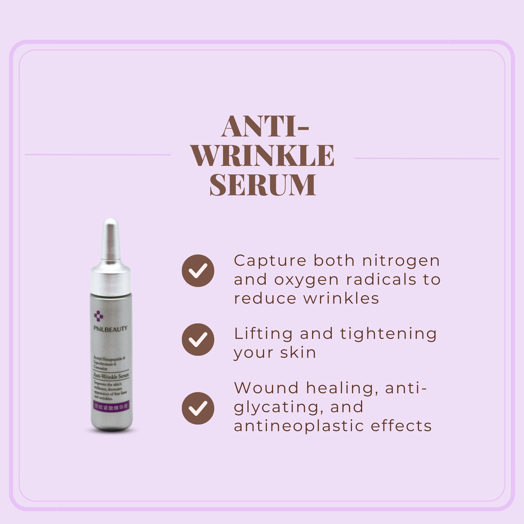 PhiLBEAUTY Anti-Wrinkle Serum 15ml